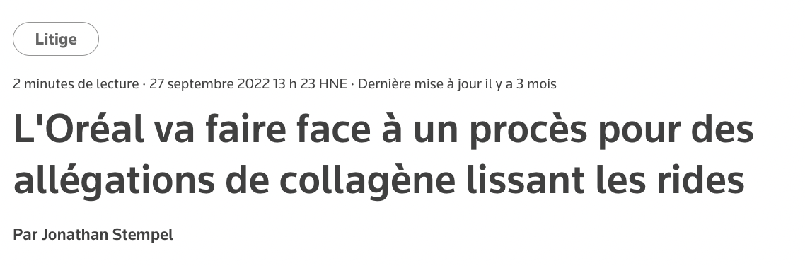 La vérité sur le Collagène après le scandale de L’Oréal