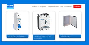 Nueva página de productos