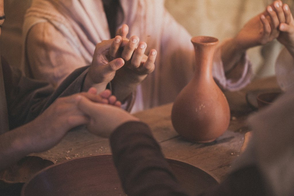 Jesus and his disciples