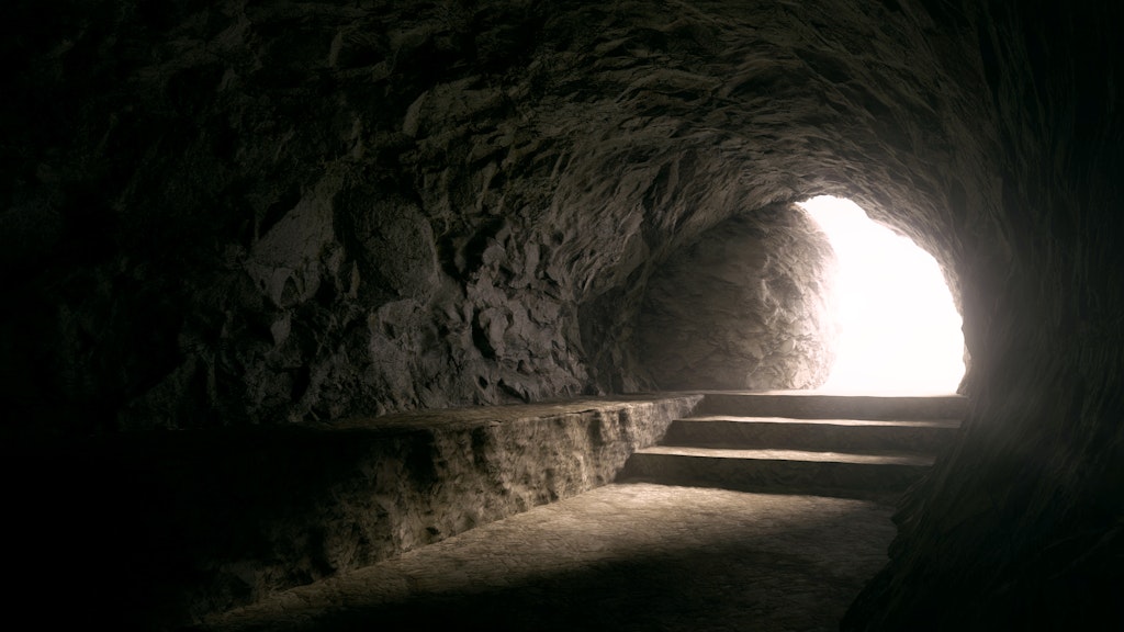 Empty tomb background