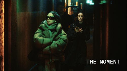 Still image from the film The Moment.
