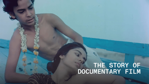 Still image from the film The Story of Documentary Film.