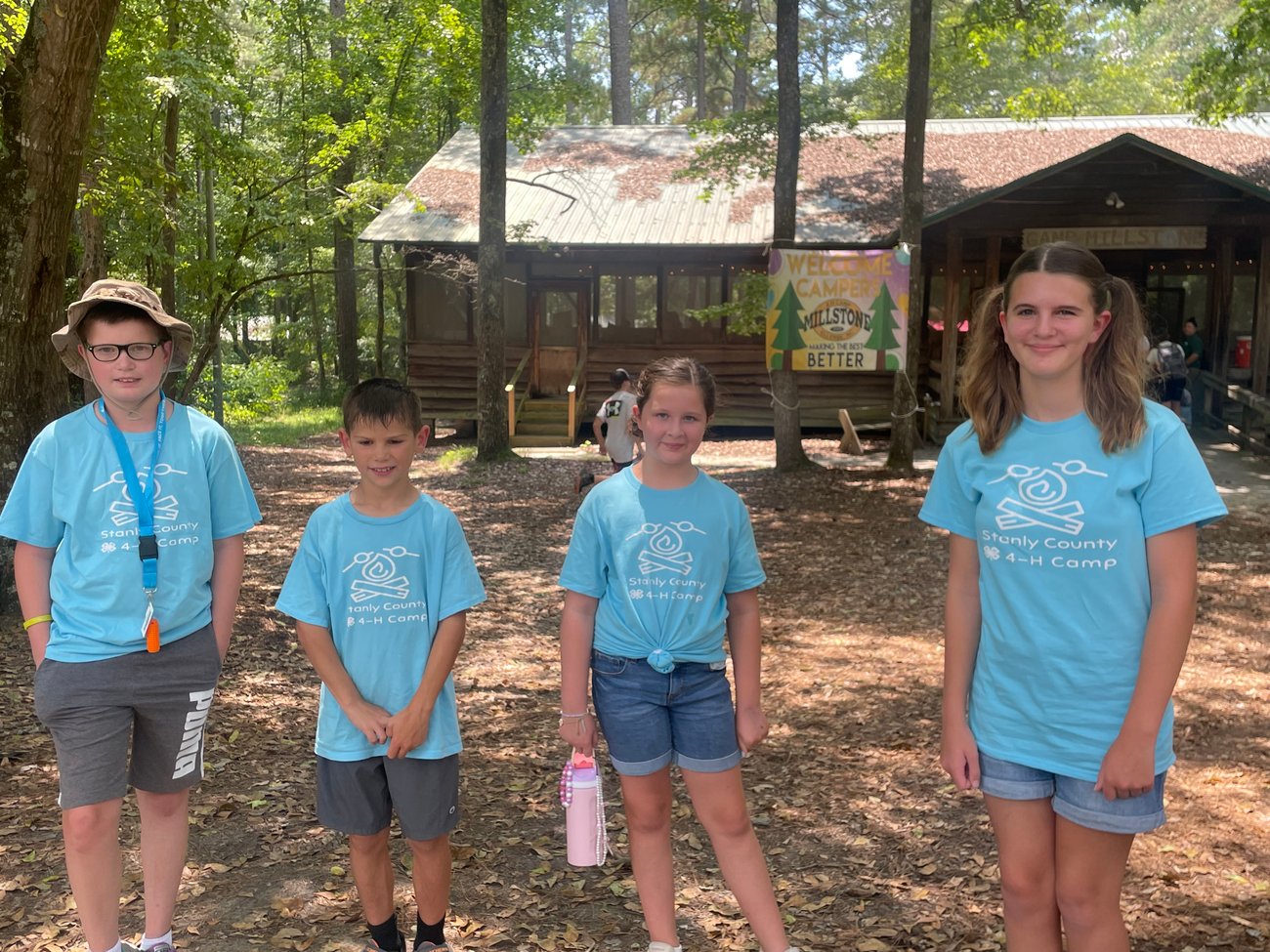 Image of a young kids at camp