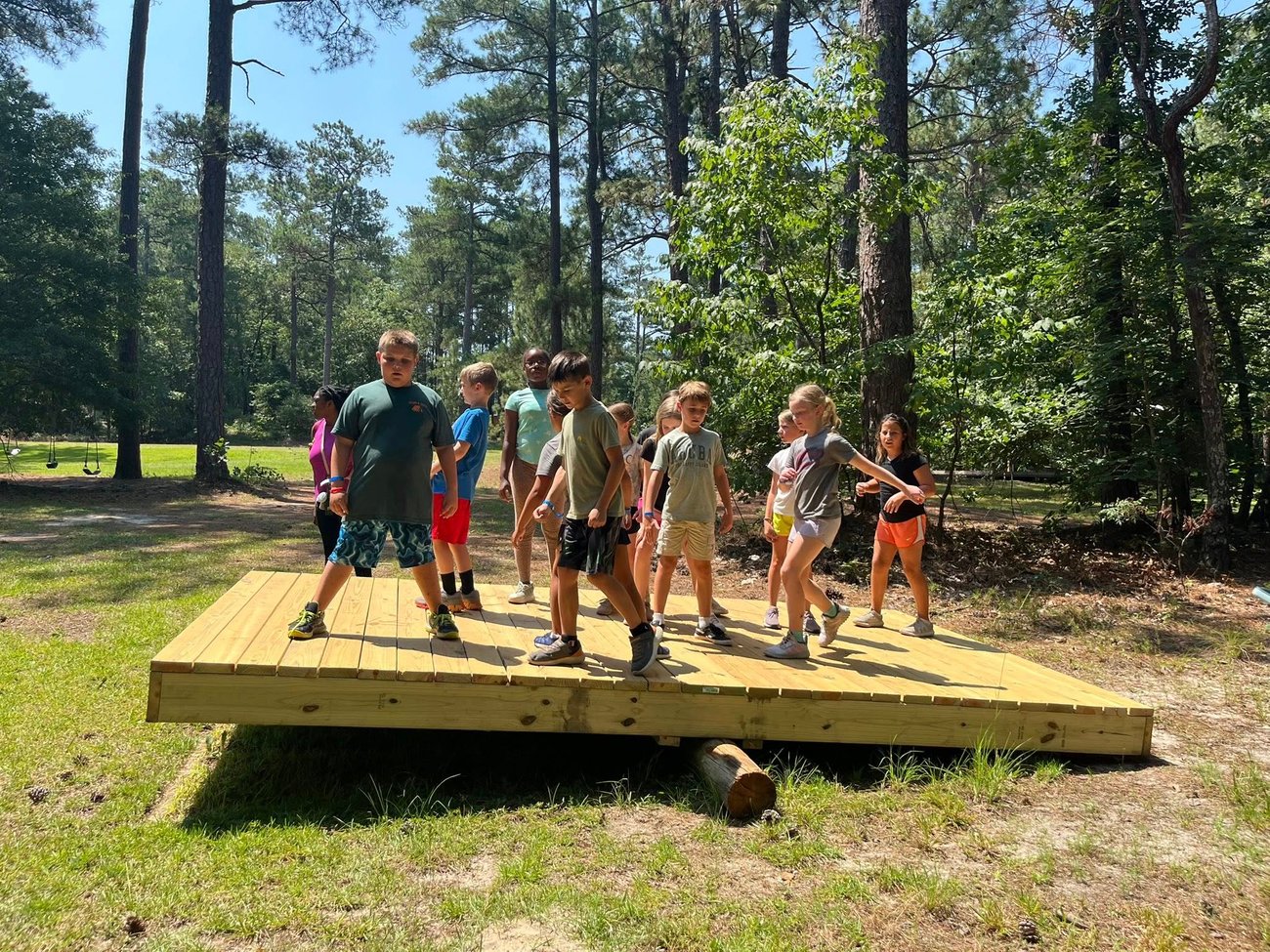 Image of a kids at camp