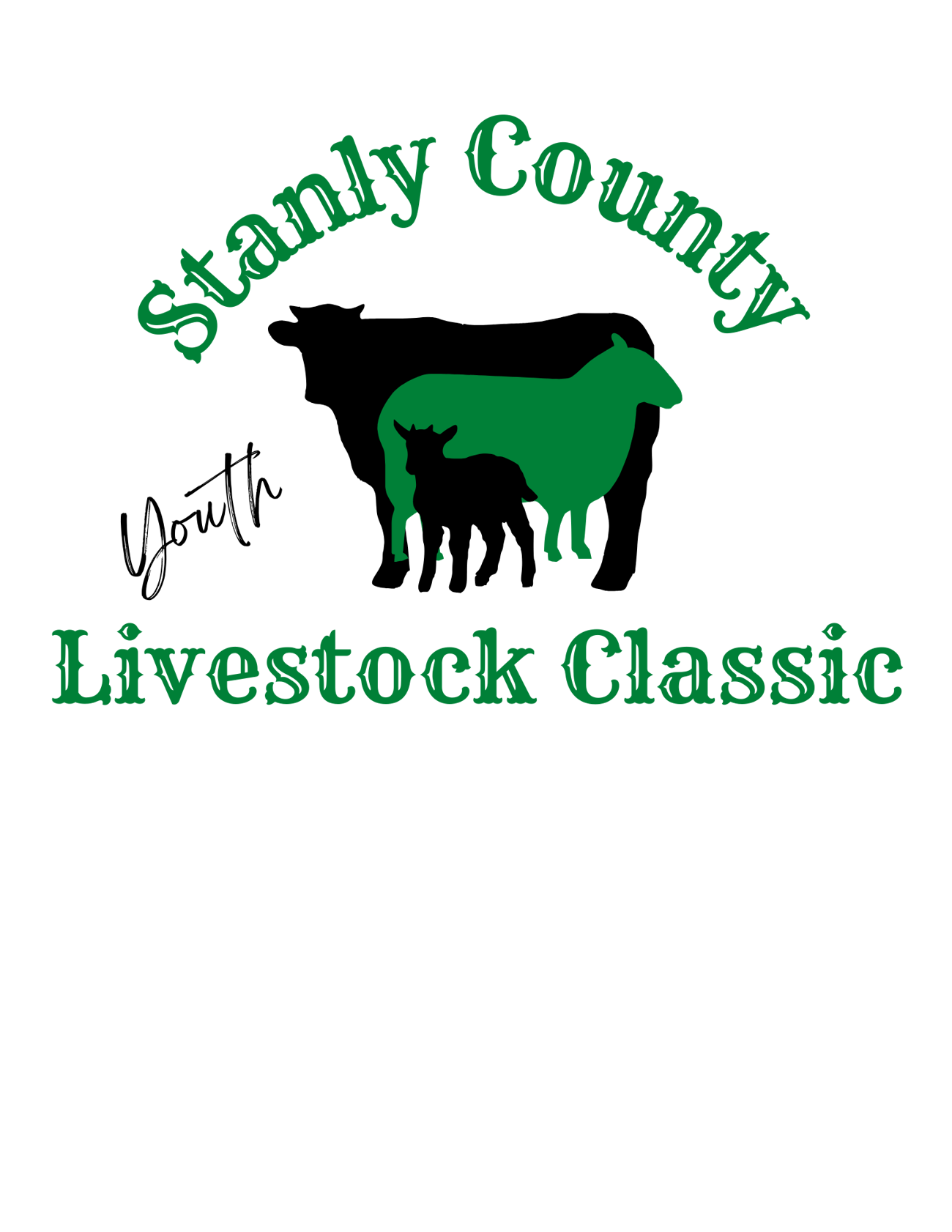 Small flyer with yellow background announcing time/date for the upcoming stanly 4-H leader advisory summit