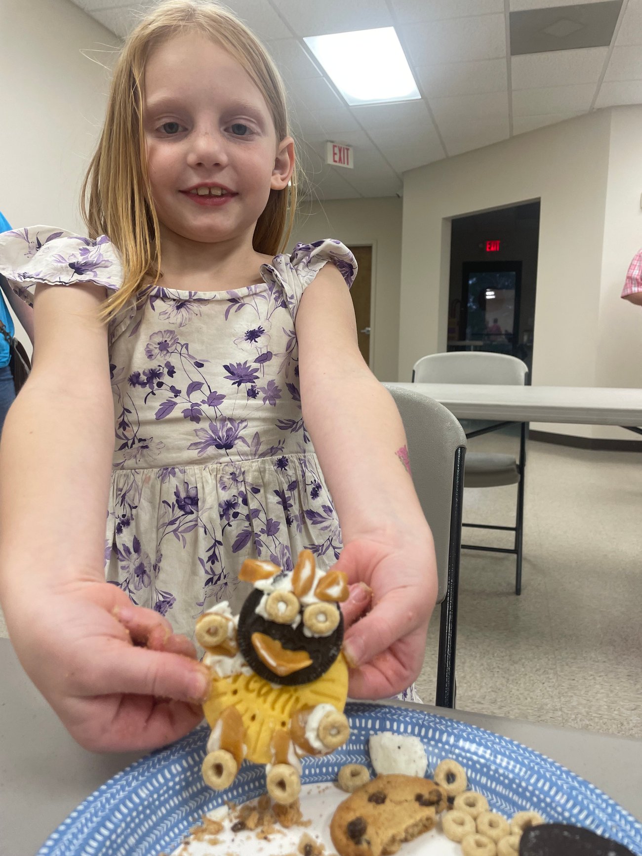 Girl with Snack