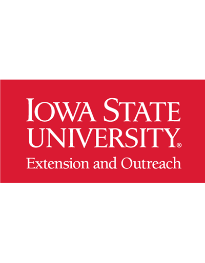 A logo for Iowa State University Extension & Outreach.