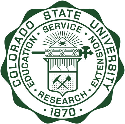 Logo for Colorado State University.