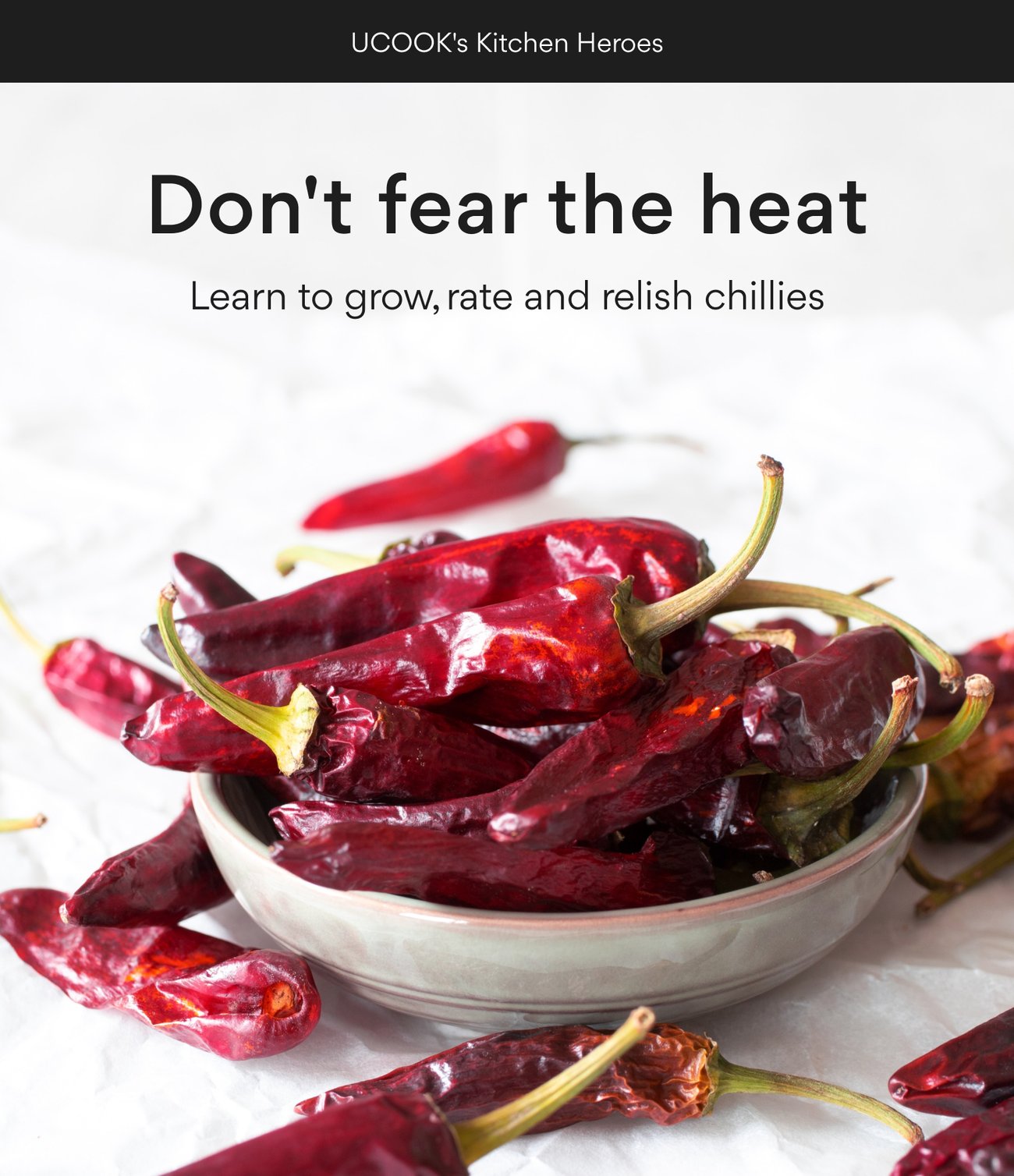 Get the lowdown on chillies!🌶 UCook