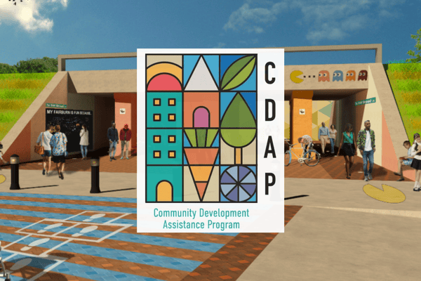 Stock image of housing blocks