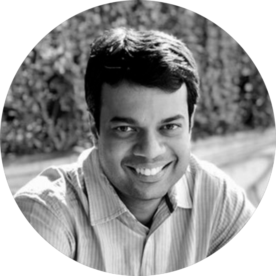 A black and white headshot of Siddhesh.