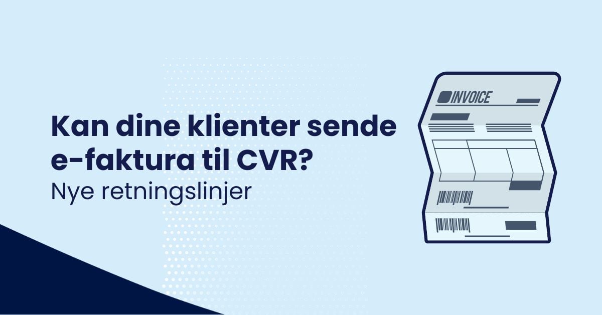 Illustration af en økonomimedarbejder der har et økonomisystem, der lever op til de nye krav