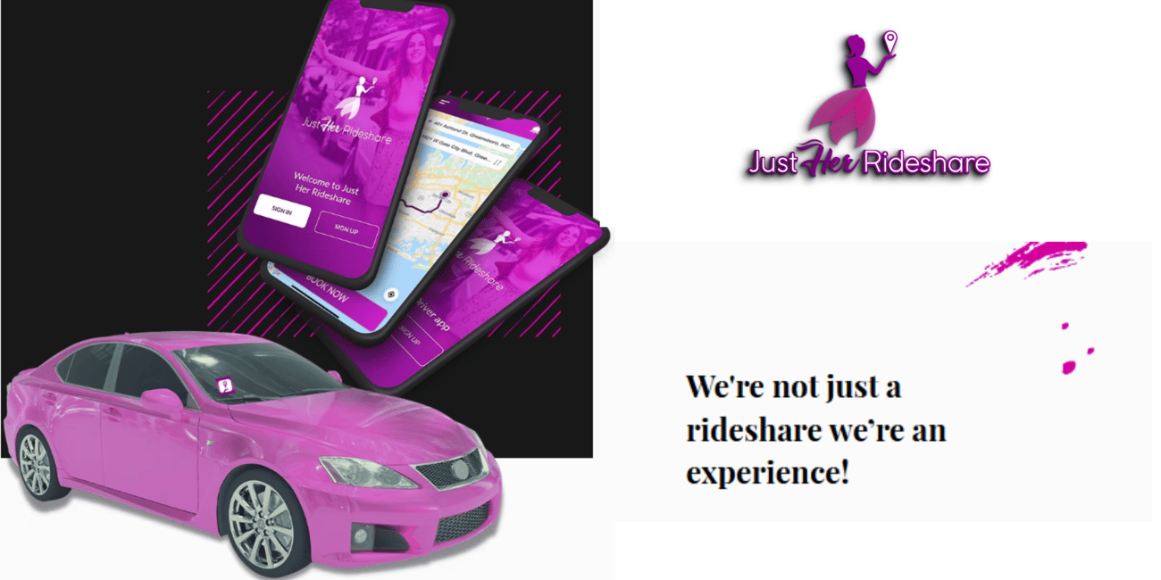 Just Her Rideshare Logo