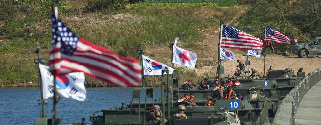 Joint American-South Korean military exercises