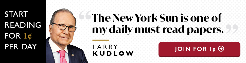 Larry Kudlow endorses the New York Sun