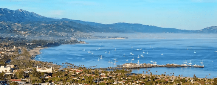 A view of Santa Barbara. Jay Sinclair/Visit Santa Barbara