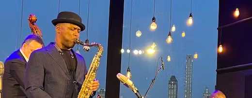 J.D. Allen and friends at Dizzy's. Tom Buckley