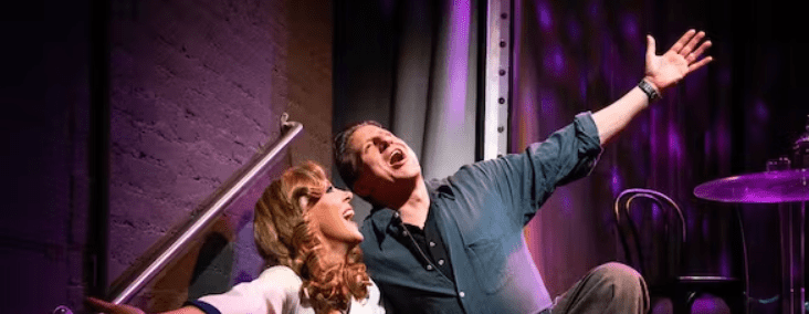 Janine LaManna and John Leone in Woman of the Year. Russ Rowland