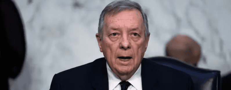 Senator Durbin, chairman of the Senate Judiciary Committee, leads a hearing in response to recent criticism of the ethical practices of some justices of the Supreme Court, at the Capitol, May 2, 2023. AP/J. Scott Applewhite