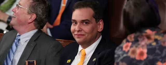 Congressman George Santos waits for President Biden's State of the Union address at the Capitol on February 07, 2023. Win McNamee/Getty Images