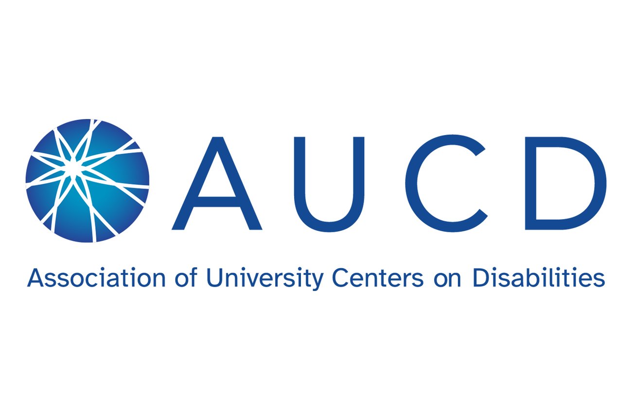 Alt Text: Description: Image of a globe with a burst of lines. Text: AUCD Association of University Centers on Disabilities