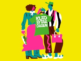 Riksföreningens illustration till Klädbytardagen