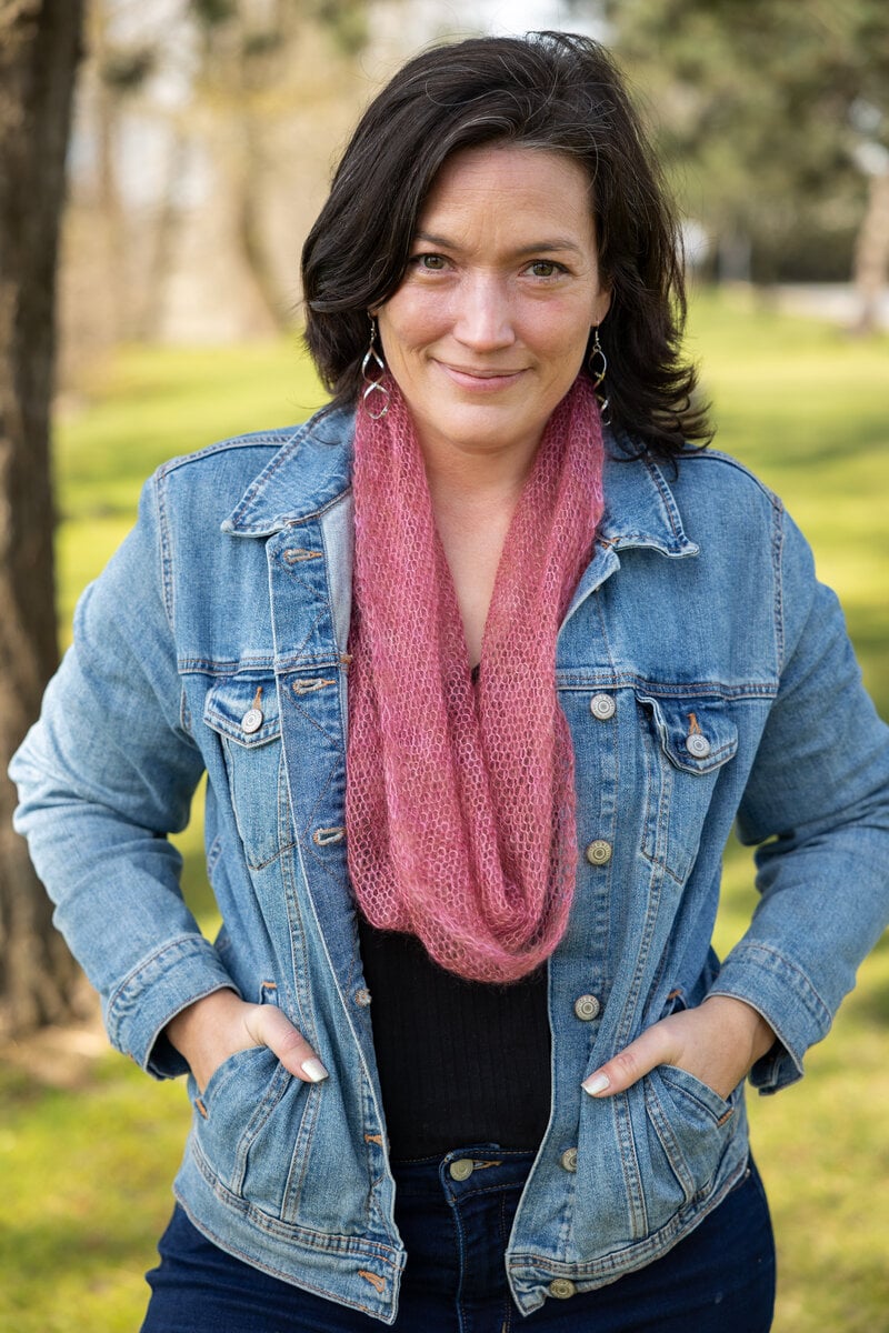 Riverbend Bias Cowl by Barb Barone