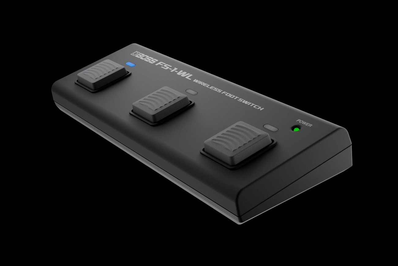 BOSS FS-1-WL Pedal Triplo Footswitch Sem-fios Bluetooth