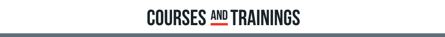 Events, Courses And Trainings