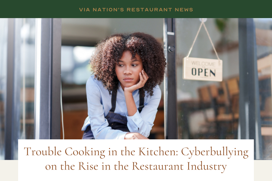 Via Nation's Restaurant News image: Sad restaurant worker sitting outside business Via Nation's Restaurant News image: Sad restaurant worker sitting outside business