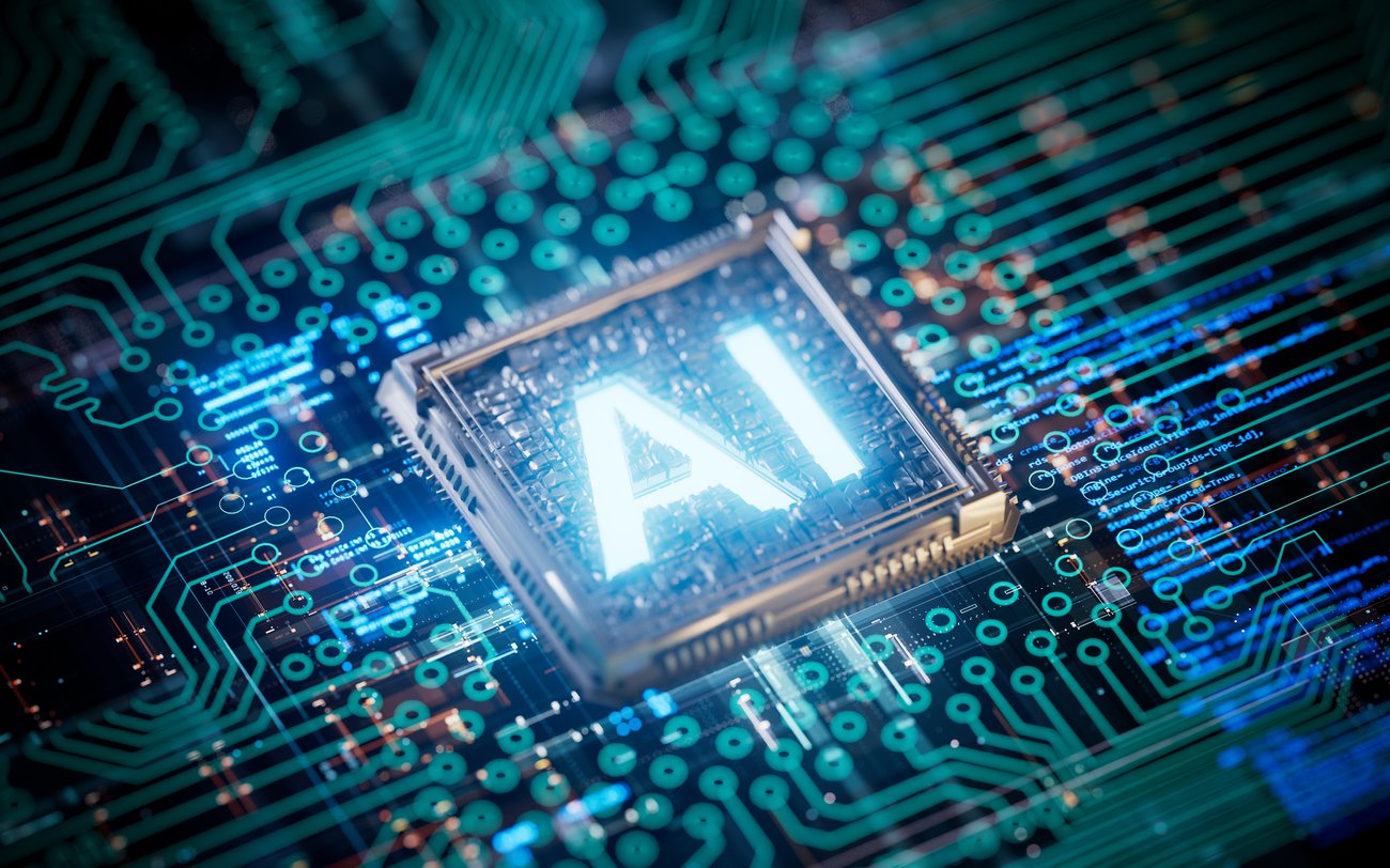 an AI technology concept