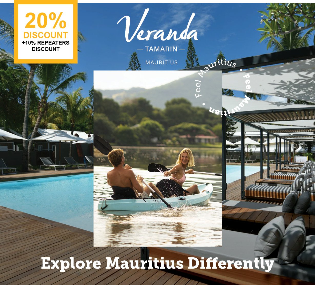 3 Star Veranda Tamarin - 20% Discount