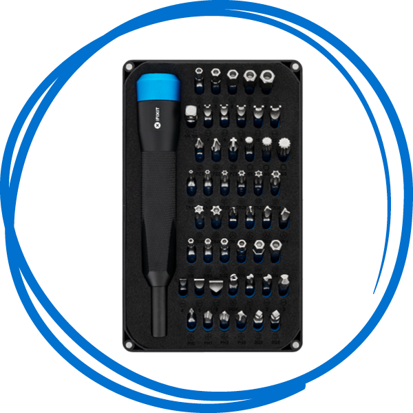 Mahi Driver Kit in a hand drawn blue circle