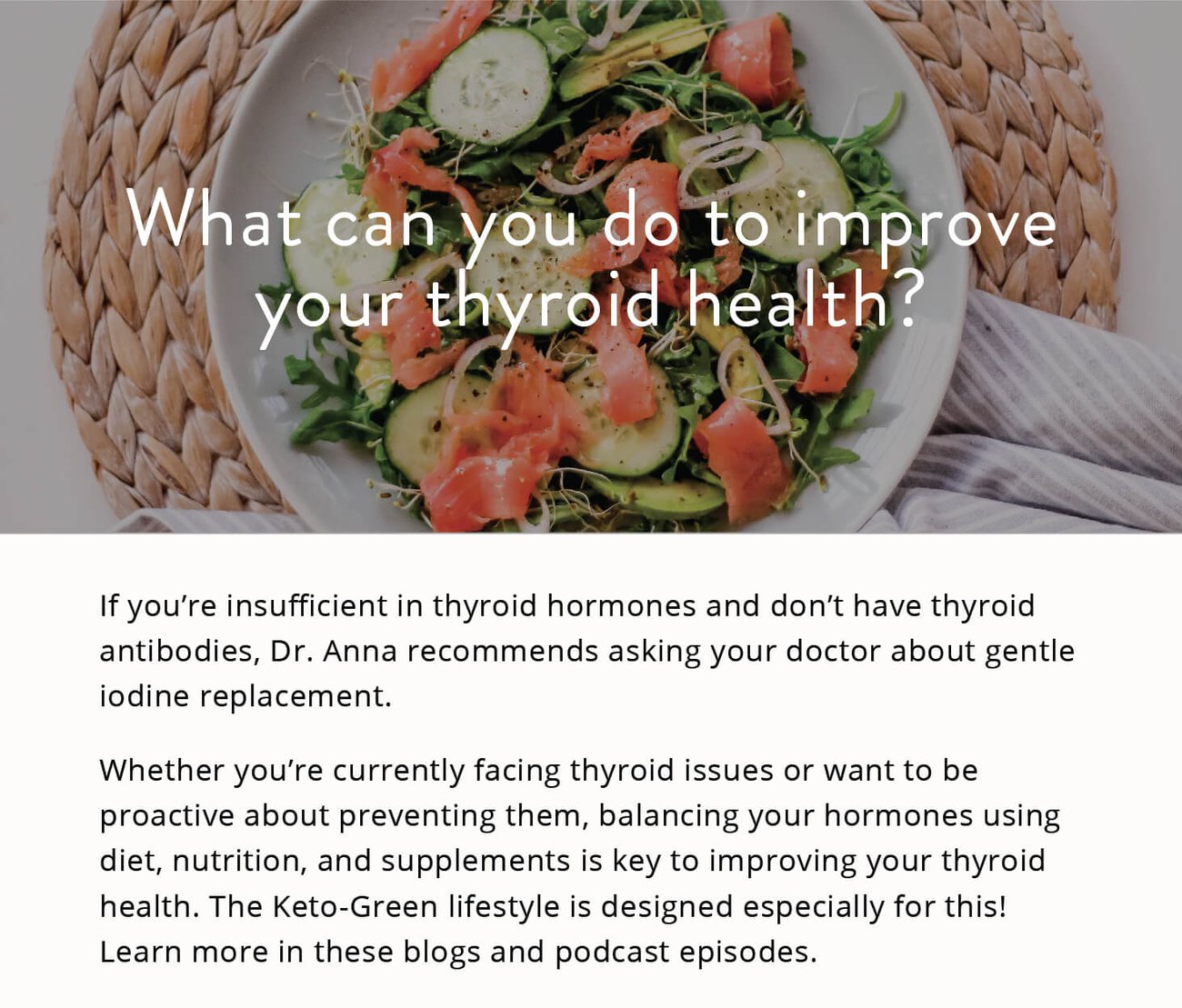 Your thyroid cheat sheet Dr. Anna Cabeca