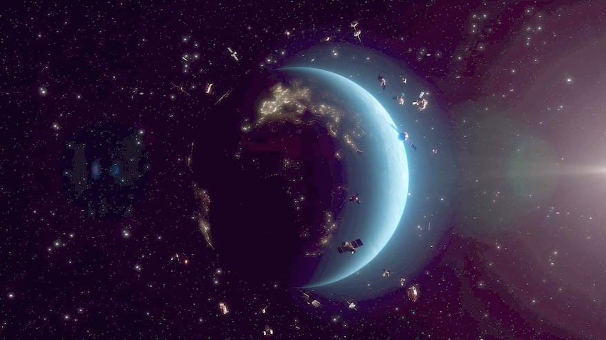 Earth orbit/ credit: ESA