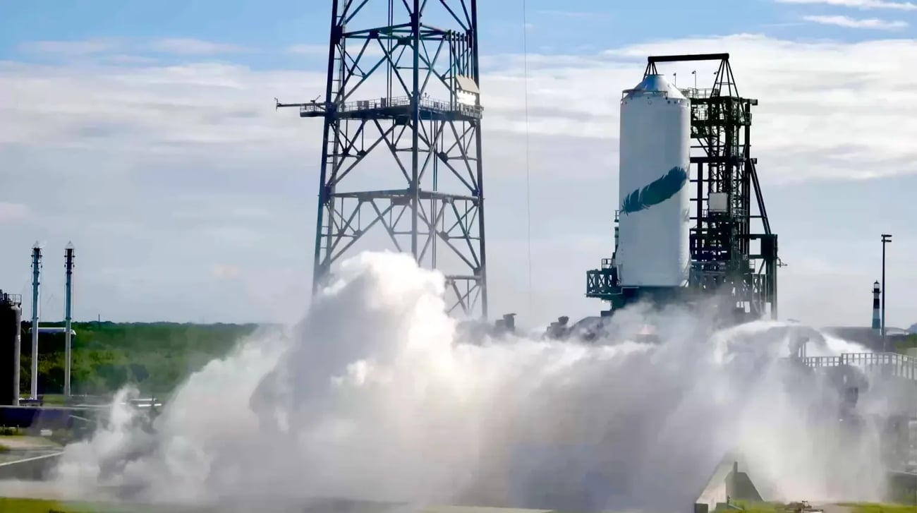 New Glenn upper stage test