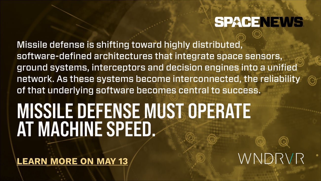 Register to join us on May 13 for our virtual event: Software Integration and Strategic Missile Defense