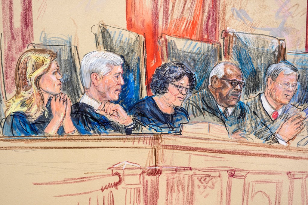 Supreme Court sketch