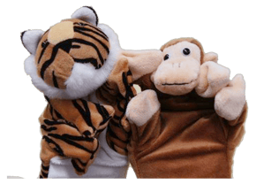 Tijger en aap