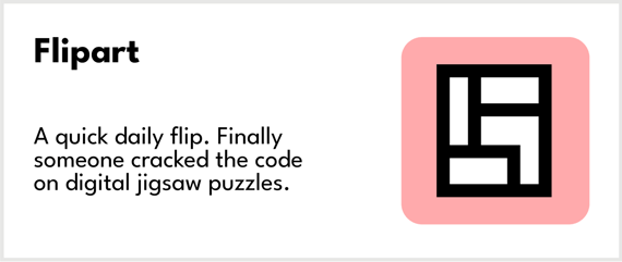 Play Flipart, our daily jigsaw puzzle