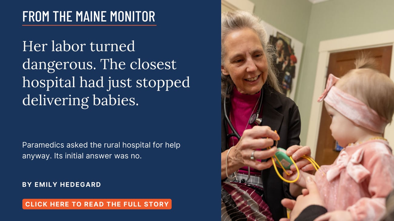 Her labor turned dangerous. The closest hospital had just stopped delivering babies. Paramedics asked the rural hospital for help anyway. Its initial answer was no. Read this story by Emily Hedegard.