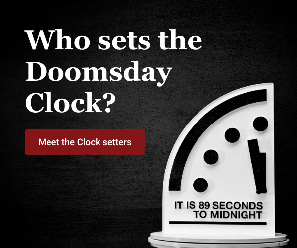 Who sets the Doomsday Clock Meet the Clock setters