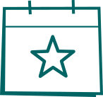 Icon eines Kalenderblattes.