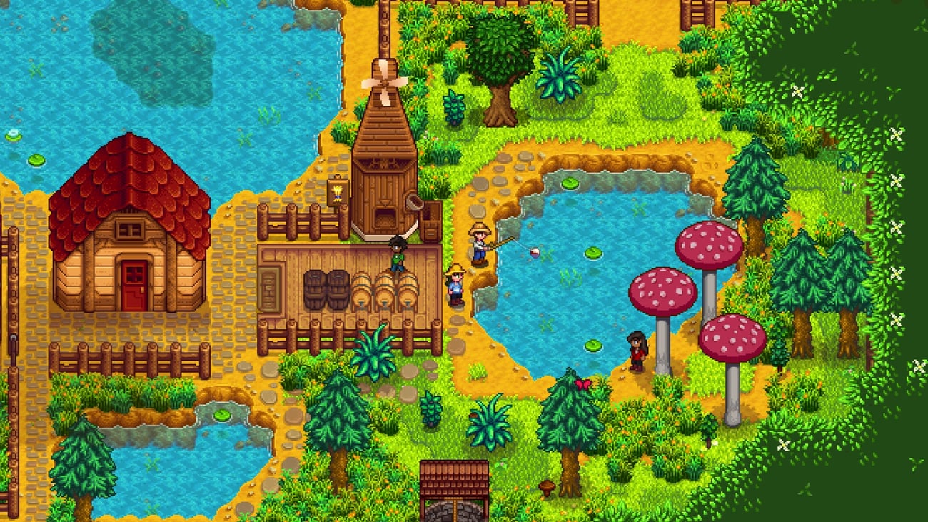 ACMI Game Worlds, Stardew Valley (2016-), screenshot courtesy of ConcernedApe.