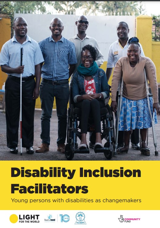 Page de couverture « Facilitateurs
de l'inclusion du handicapé »