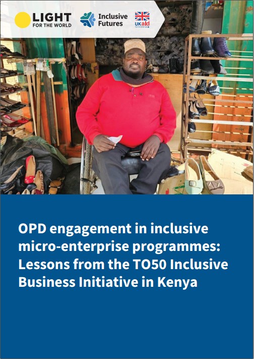 Page de couverture « L’engagement des OPH dans des programmes de micro-entreprises inclusives »