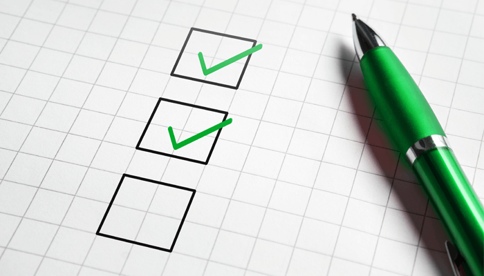 Kryssrutor med tidsstämpel