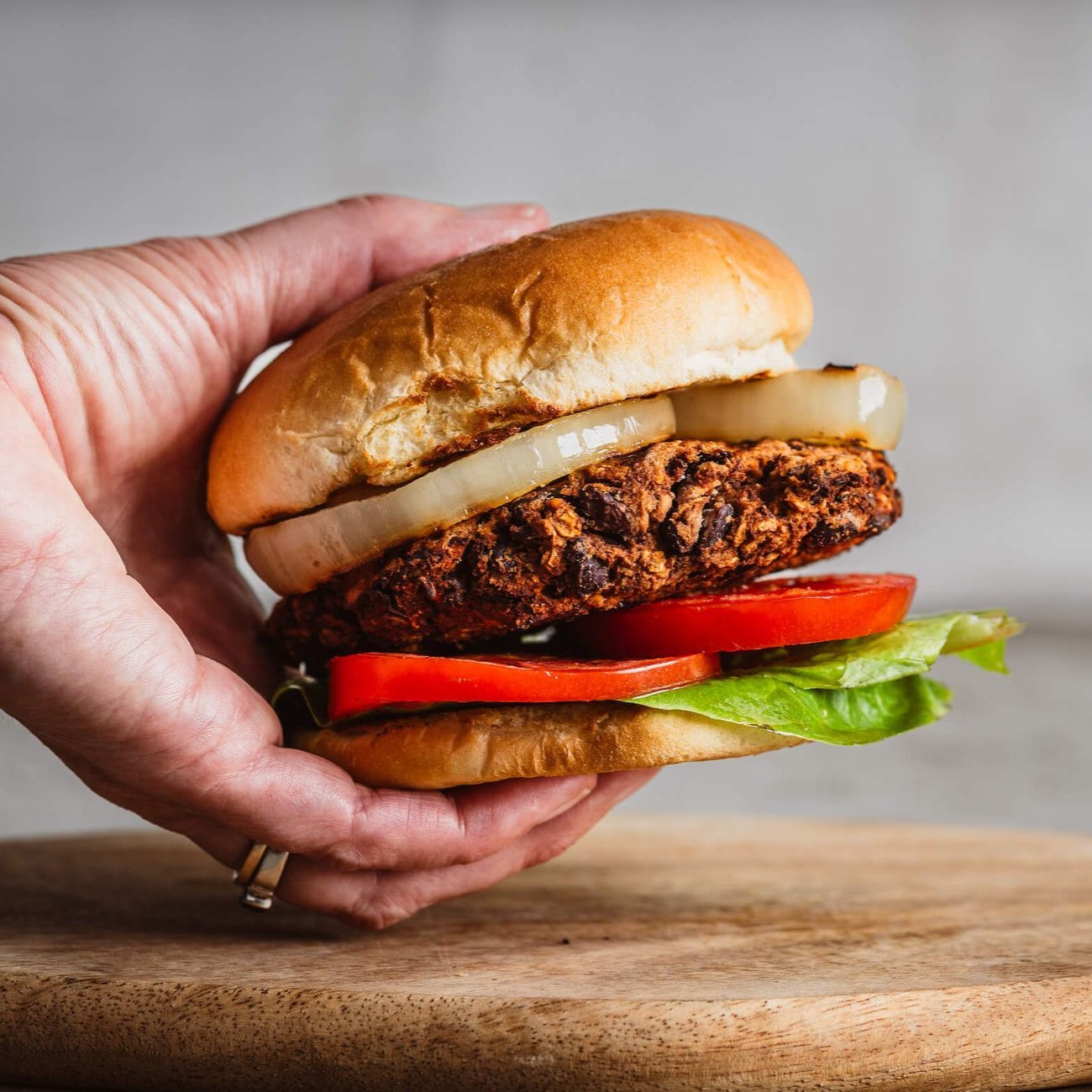 Plant-Based Pizza Burgers