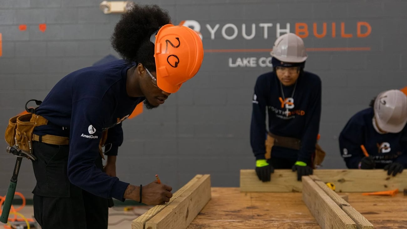 A sidewalk in Chicago is covered with salt. 