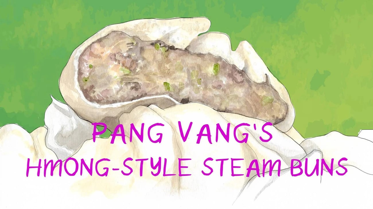An illustration of a steam bun